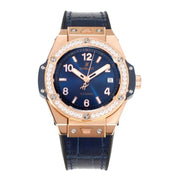 Hublot Big Bang One Click King Gold Blue Diamonds