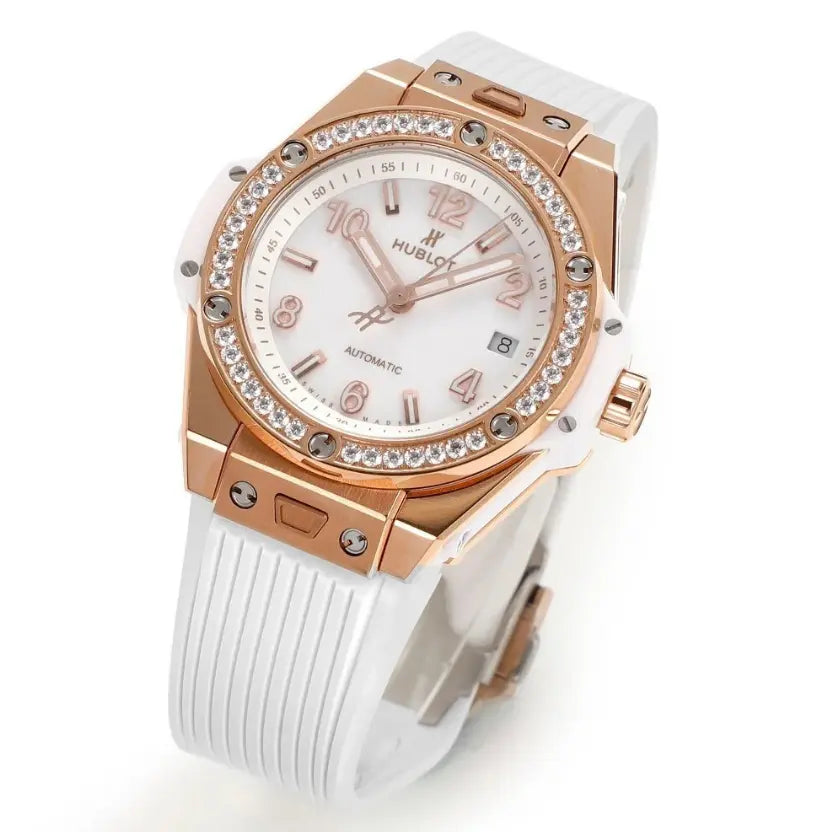 Hublot Big Bang One Click King Gold White Diamonds