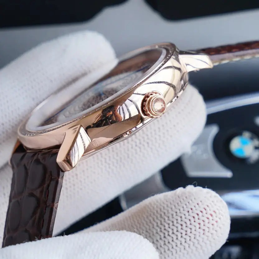 Cartier watch with a diamond-set dial