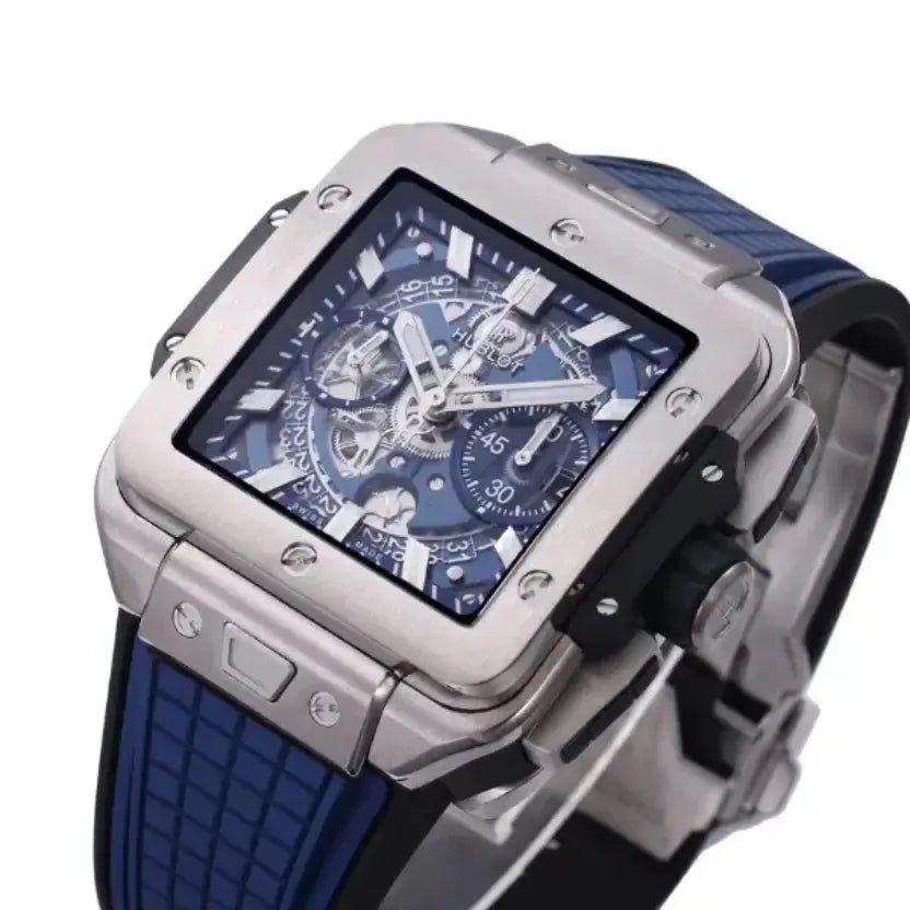 Hublot Square Bang Unico Titanium Blue Ceramic