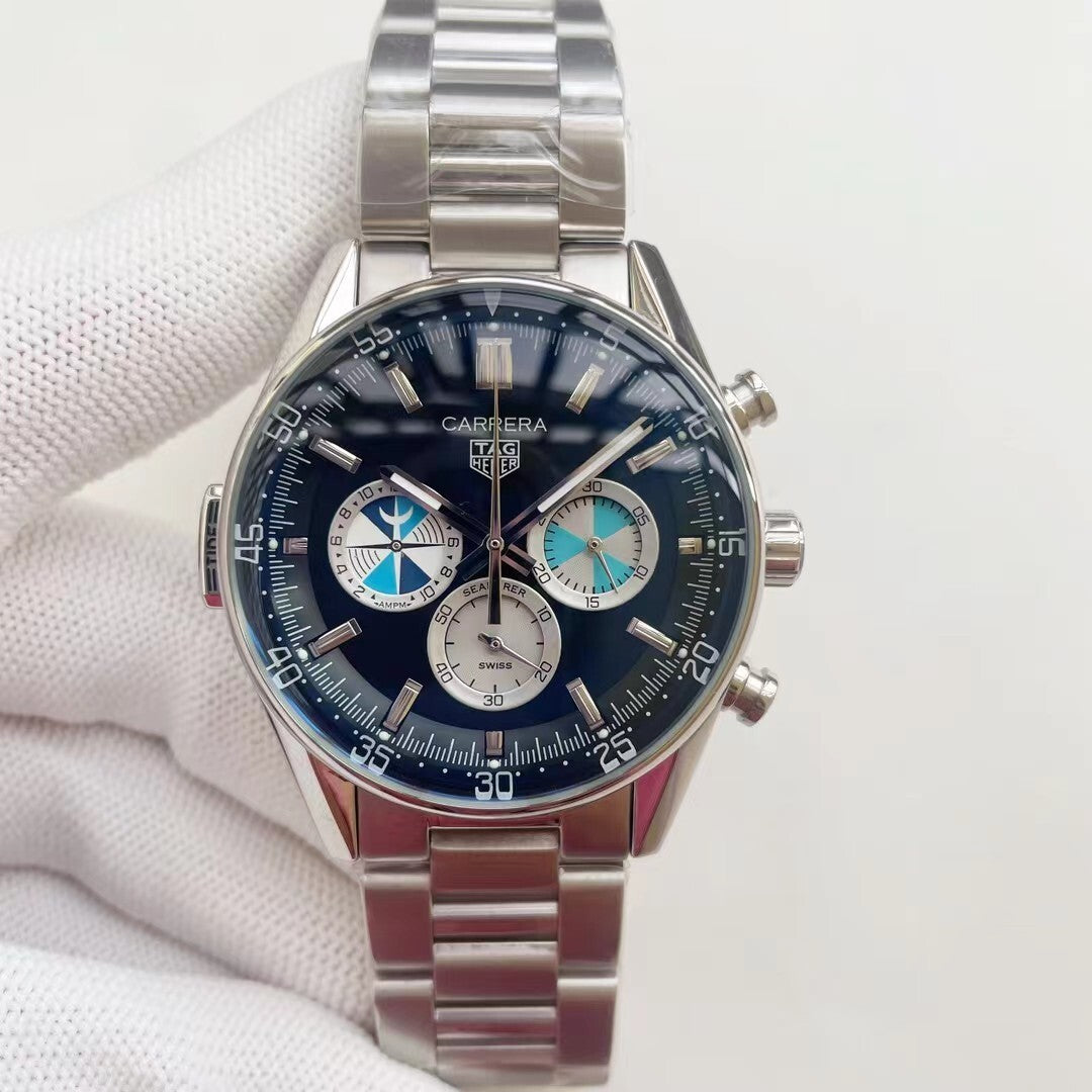 TAG Heuer Carrera Chronograph Seafarer x Hodinkee watch