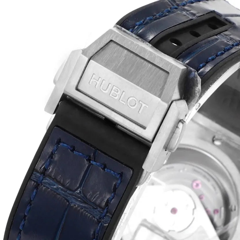 Hublot Big Bang One Click Steel Blue Diamonds 39mm