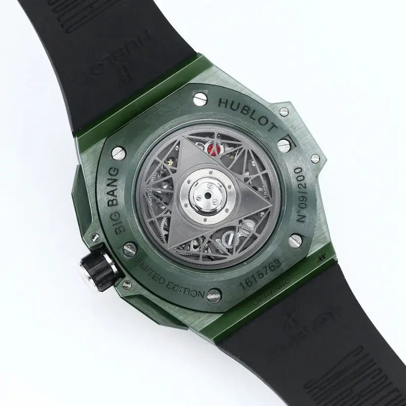 Hublot Big Bang Unico Sang Bleu II Green Ceramic 45mm.