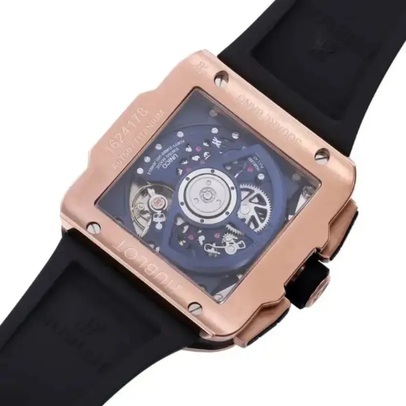 Hublot Square Bang Unico King Gold Blue