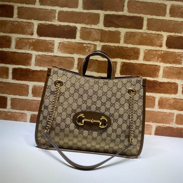 Boutique Quality || 621144 || Gucci Horsebit 1955 Medium Tote Bag