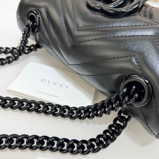 Boutique Quality || 446744 || GG MARMONT MINI SHOULDER BAG