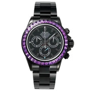 Rolex Cosmograph Daytona watch with a matte-black coating