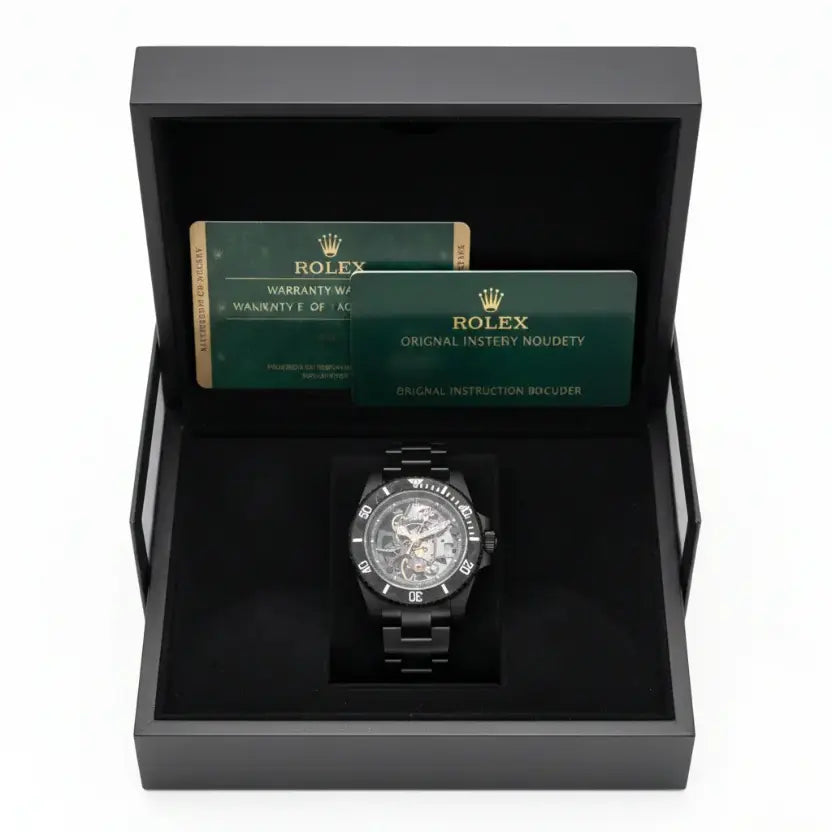 Rolex Submariner with a skeletonized dial