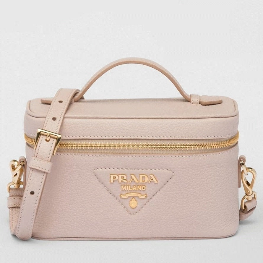 Boutique Quality || Prada Mini Vanity Bag in Light Pink