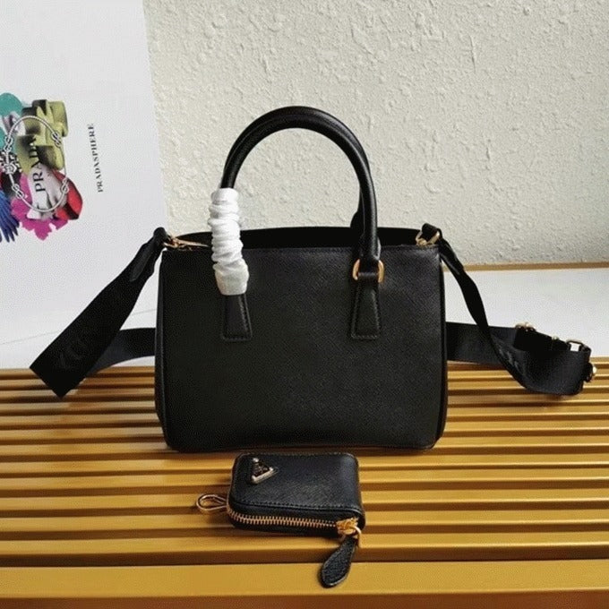 Boutique Quality || Prada Black Galleria Mini Bag
