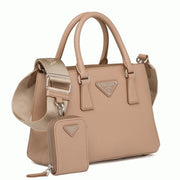 Boutique Quality || Prada Galleria Mini Bag in Beige