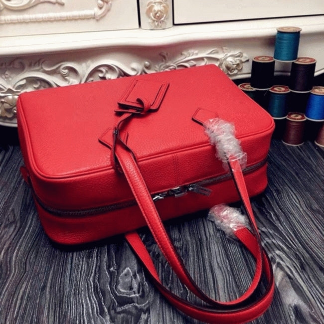 Boutique Quality || Red Luxury Hermes Victoria II 35cm Bag