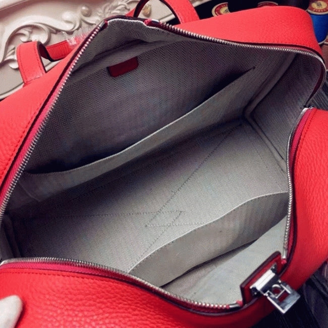 Boutique Quality || Red Luxury Hermes Victoria II 35cm Bag