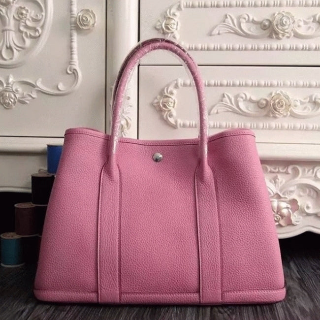 Boutique Quality || Pink Hermes Garden Party 30cm Chic Tote