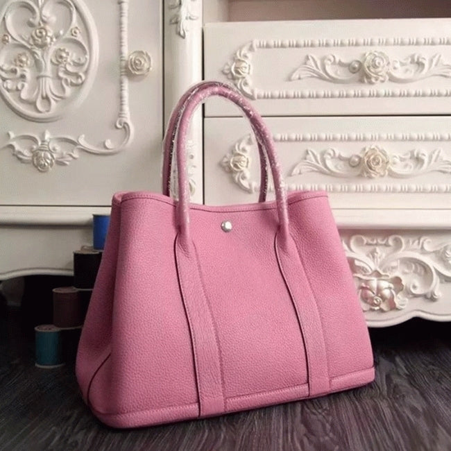 Boutique Quality || Pink Hermes Garden Party 30cm Chic Tote