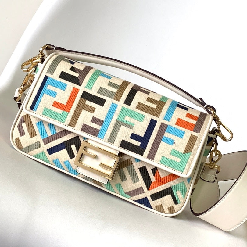 Boutique Quality || Fendi Baguette Mini Bag in Beige