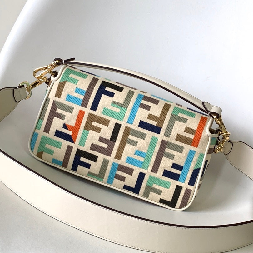 Boutique Quality || Fendi Baguette Mini Bag in Beige