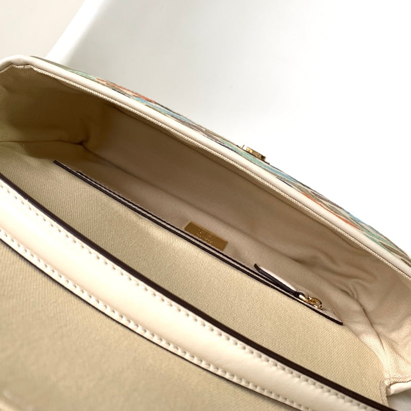 Boutique Quality || Fendi Baguette Mini Bag in Beige