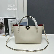 Boutique Level Quality || Valentino Garavani calfskin tote bag in White