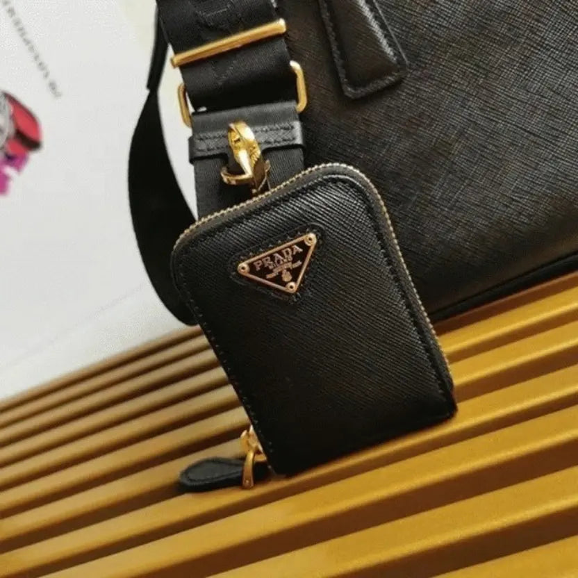 Boutique Quality || Prada Black Galleria Mini Bag