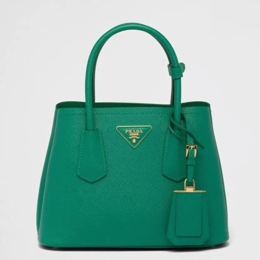 Boutique Quality || Prada Green Double Mini Bag