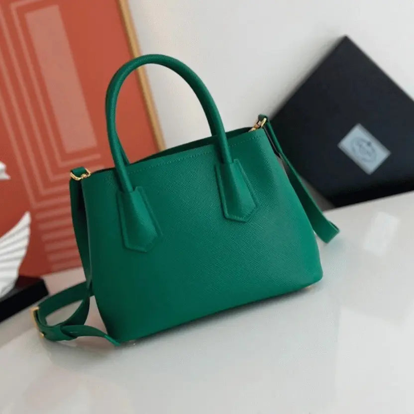 Boutique Quality || Prada Green Double Mini Bag