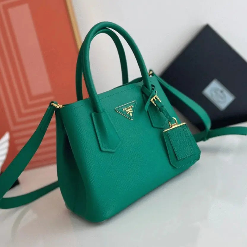 Boutique Quality || Prada Green Double Mini Bag