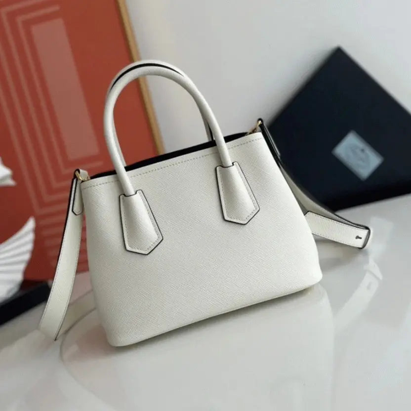 Boutique Quality || Prada White Double Mini Bag