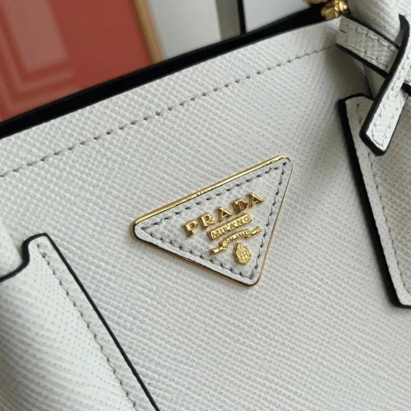 Boutique Quality || Prada White Double Mini Bag