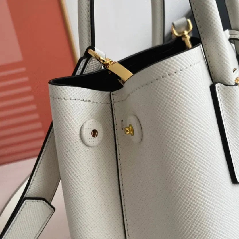 Boutique Quality || Prada White Double Mini Bag