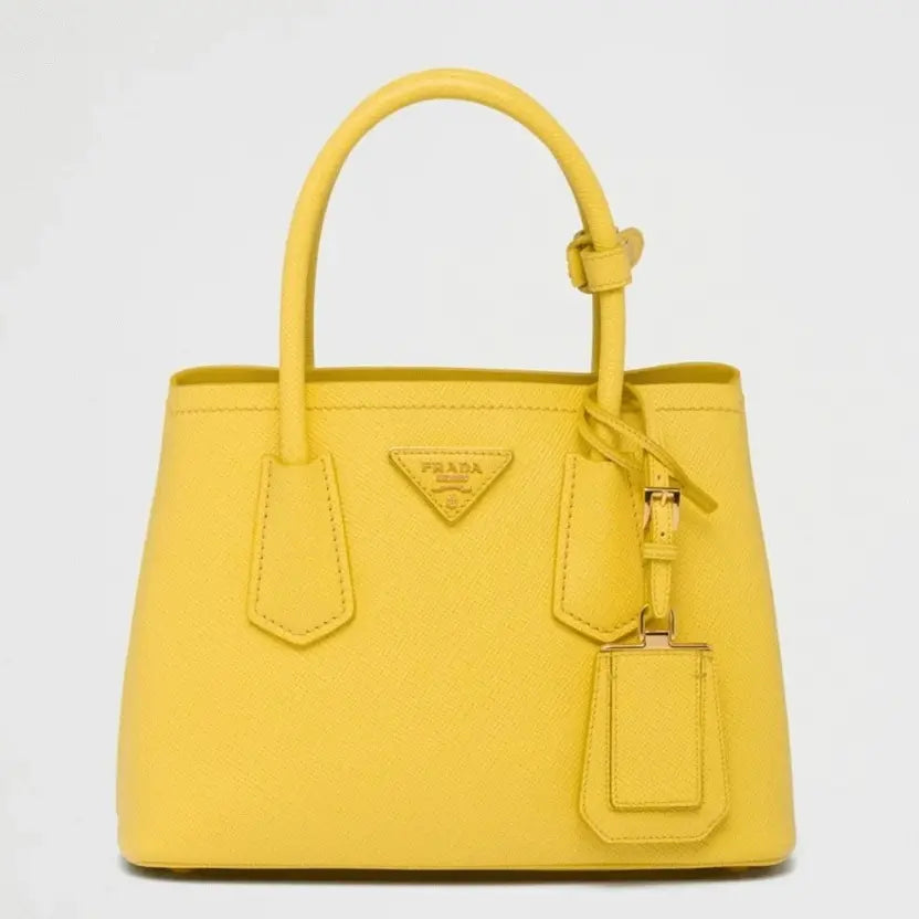 Boutique Quality || Prada Yellow Double Mini Bag
