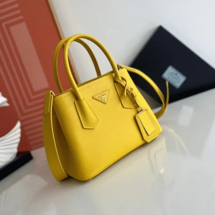 Boutique Quality || Prada Yellow Double Mini Bag