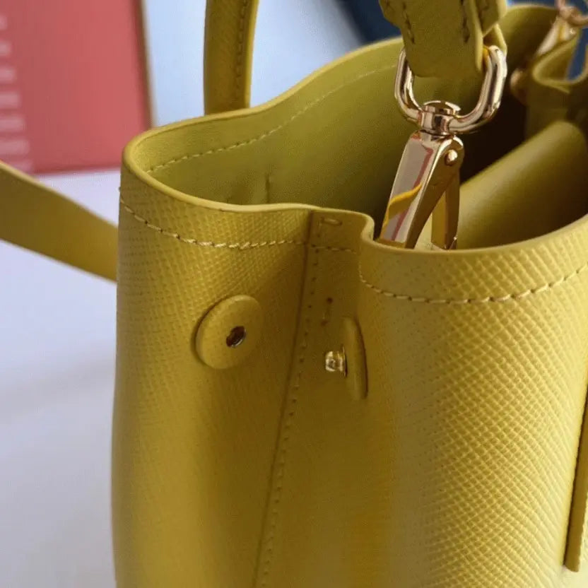 Boutique Quality || Prada Yellow Double Mini Bag