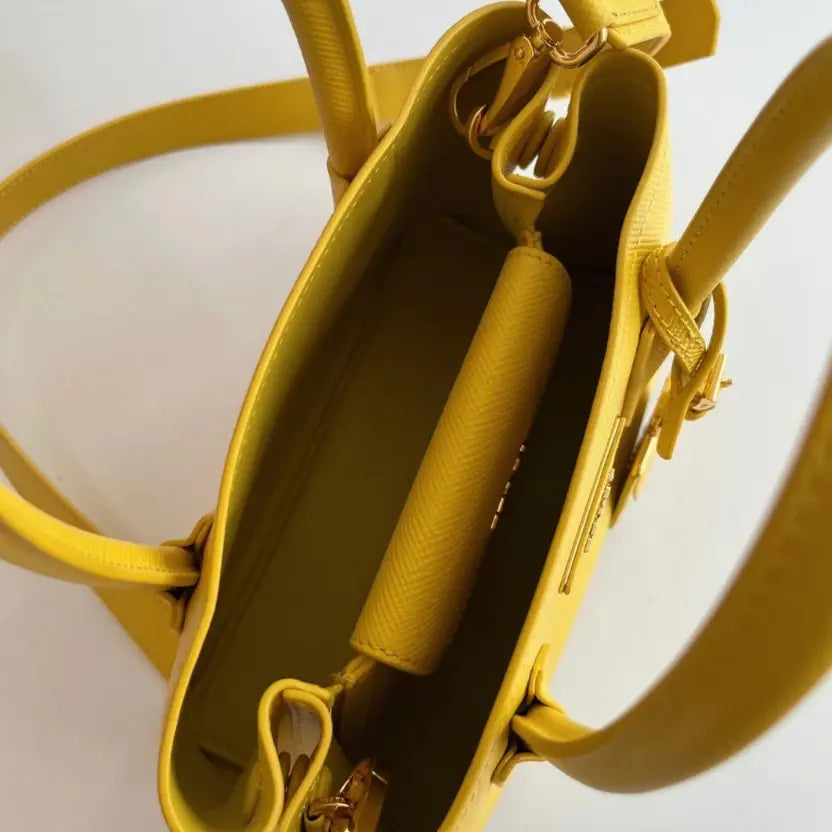 Boutique Quality || Prada Yellow Double Mini Bag