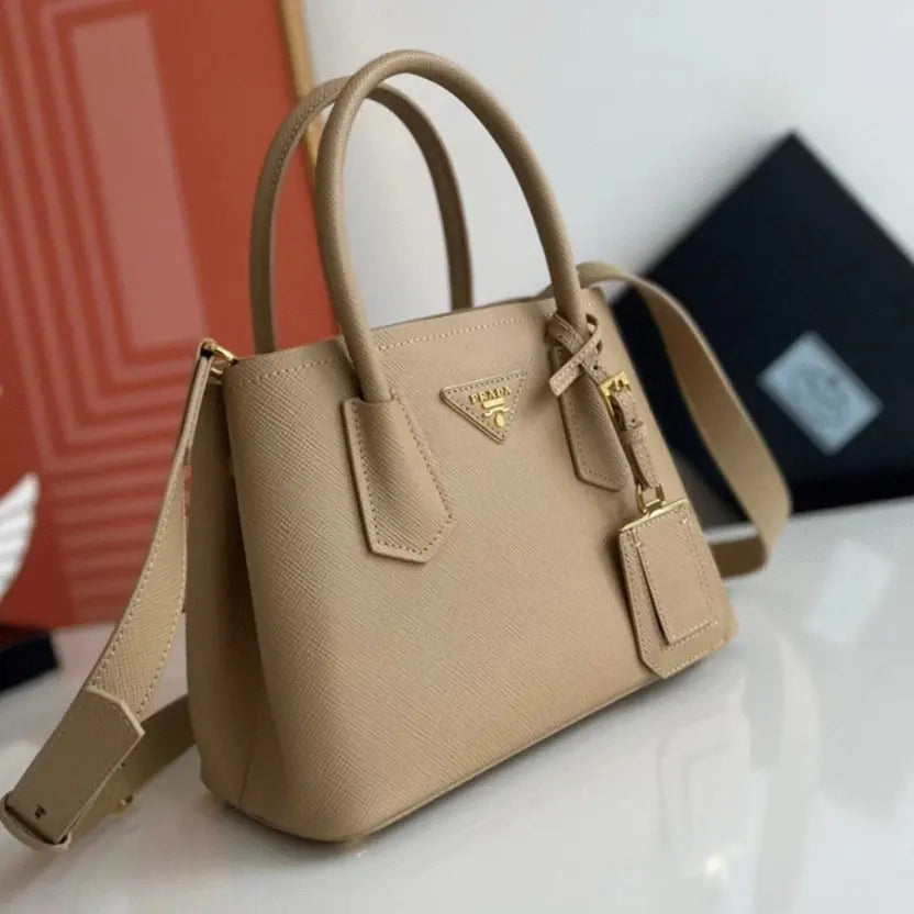 Boutique Quality || Prada Beige Double Mini Bag