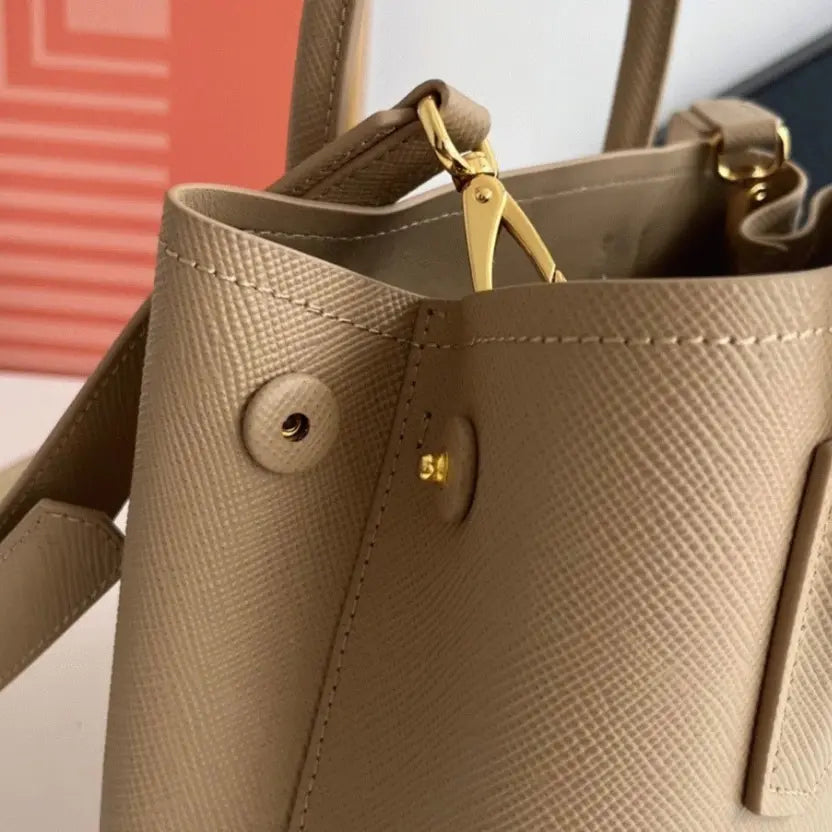 Boutique Quality || Prada Beige Double Mini Bag