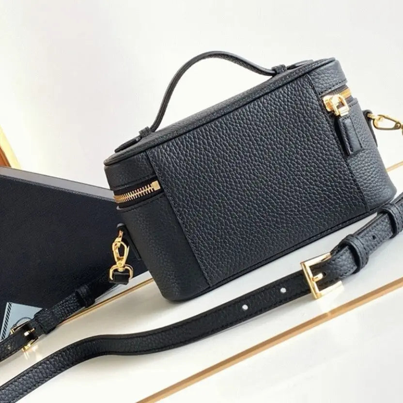 Boutique Quality || Prada Mini Vanity Bag in Black