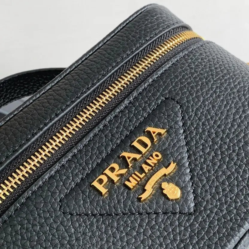 Boutique Quality || Prada Mini Vanity Bag in Black