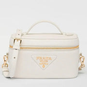 Boutique Quality || Prada Mini Vanity Bag Knockoff in White