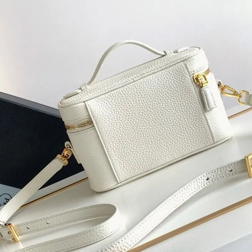 Boutique Quality || Prada Mini Vanity Bag Knockoff in White