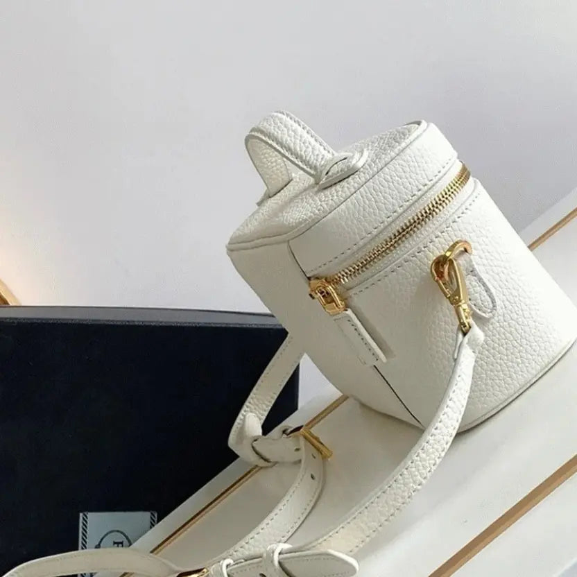 Boutique Quality || Prada Mini Vanity Bag Knockoff in White
