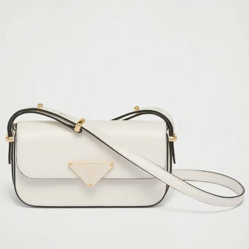 Boutique Quality || Prada Shoulder Bag in White