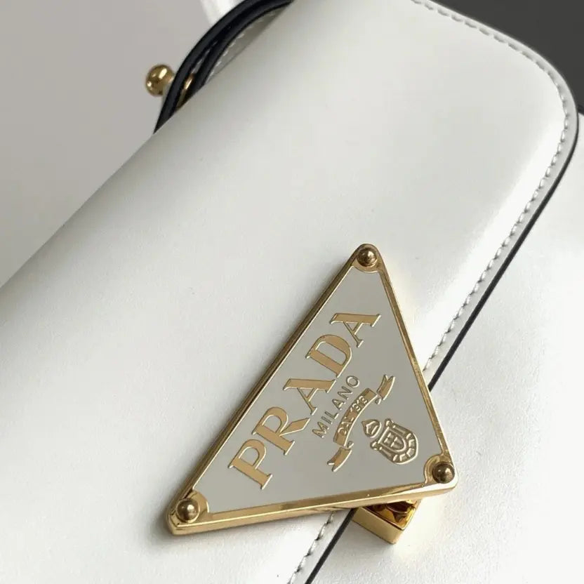 Boutique Quality || Prada Shoulder Bag in White