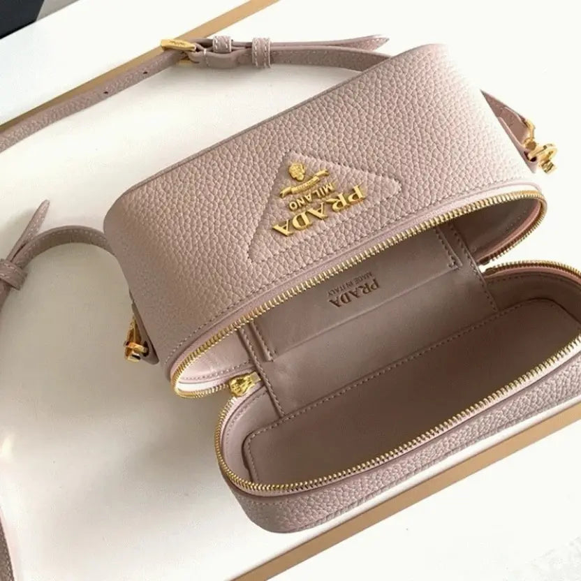 Boutique Quality || Prada Mini Vanity Bag in Light Pink