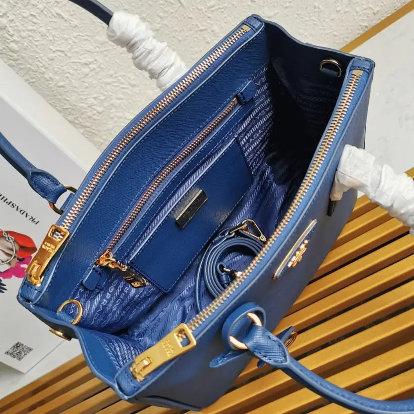 Boutique Quality || Prada Bluette Galleria Medium Bag Knockoff