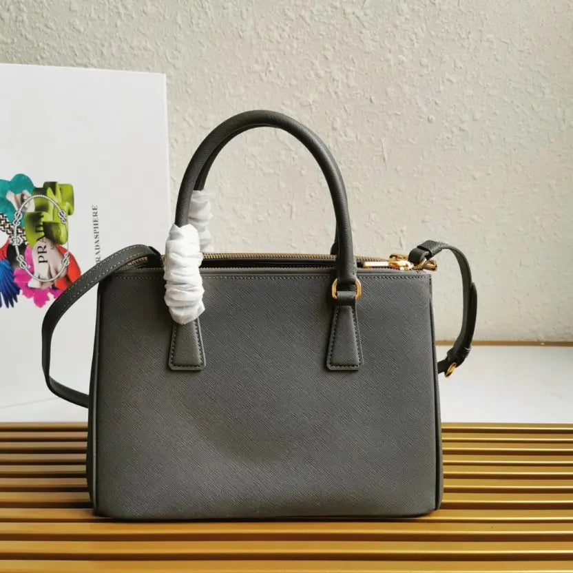 Boutique Quality || Prada Grey Galleria Medium Bag