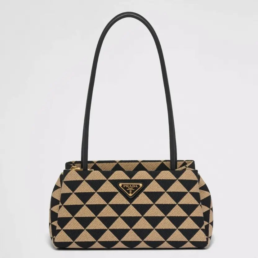 Boutique Quality || Prada Supernova Small Shoulder Bag in Black/Beige