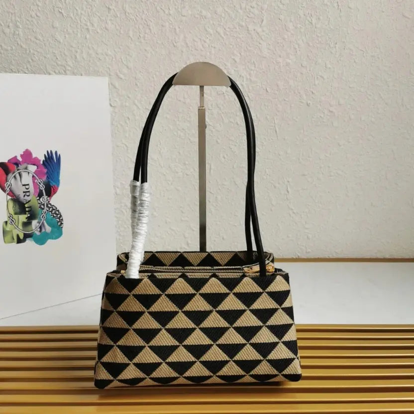 Boutique Quality || Prada Supernova Small Shoulder Bag in Black/Beige