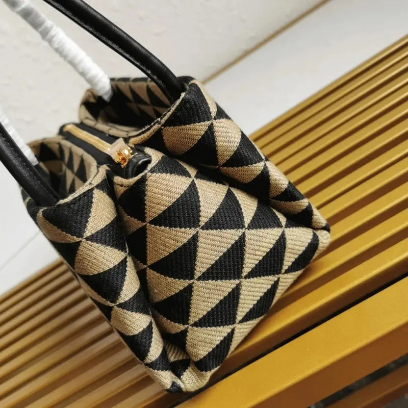 Boutique Quality || Prada Supernova Small Shoulder Bag in Black/Beige