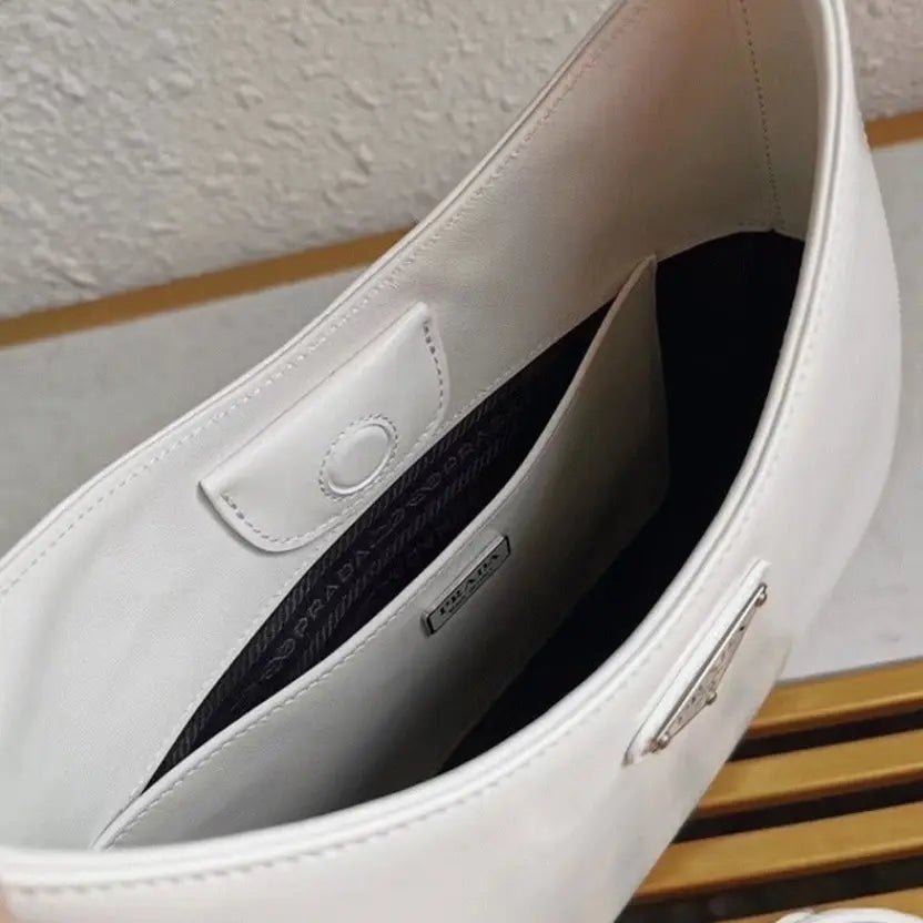 Boutique Quality || Prada Cleo Large Bag In White